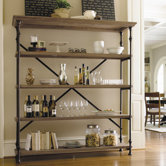 Great Rooms Rack in Distressed Oaken Bucket