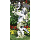 Angels Rococo Angel Torch Statue