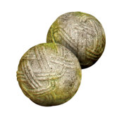 Stone Rope Sphere Statue