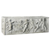 Rectangular Cherub Planter