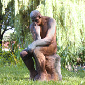 Thinker by Rodin Statue