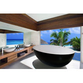 PureScape Ovatus Freestanding AquaStone� Bathtub