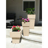 Saratoga Square Planter (Set of 3)
