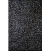 Crystal Solid Black Rug