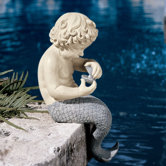 The Ocean's Little Treasures Mermaid Statue
