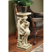 Trapezophoron Winged Lion Pedestal Plant Stand