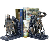 Arthurian Knight Bookend in Two-Tone Metallic (Set of 2)