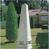 Neoclassical Obelisk Grand Garden Statue