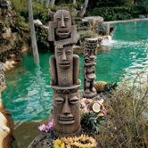 Tiki Gods Three Pleasures and Luau Statue