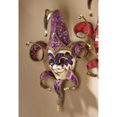 Carnival Masquerade Jester Mask Regale Porpora