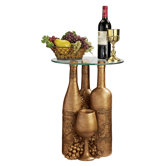 Wine and Dine Sculptural End Table