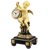 Chateau Colville Neoclassical Cherub Table Clock