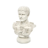 Caesar Primaporta Sculptural Bust in Faux Stone