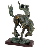 The Wild West Bronco Buster Sculpture