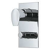 Gyro Wall Mount Diveter Faucet Shower Faucet Trim Only