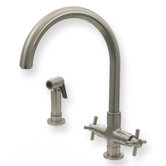 Luxe Two Handle Single Hole Kitchen Faucet
