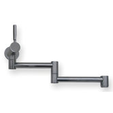 Decohaus One Handle Retractable Wall Mount Pot Filler Faucet with Lever Handle