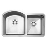 Noah's Chefhaus Double Bowl Undermount Kitchen Sink