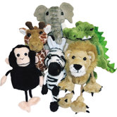 African Animals Finger Puppet (Set of 6)