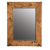 Tuscany Hand Hammered Copper Mirror