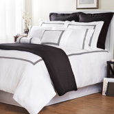 Baratto Duvet Collection with Triple Embroidered Stripes