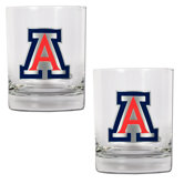NCAA 2 Pieces Rocks Glass Set