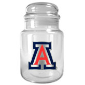 NCAA 31 oz. Glass Candy Jar - Primary Logo
