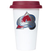 NHL 12oz Double Wall Tumbler with Maroon Lid