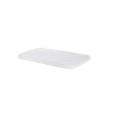Organic Bam Bassinet Waterproof Mattress Cover in White