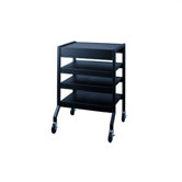 Mobile Cart With 2 Multi-Position Center Shelves