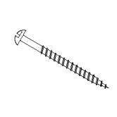 3 Piece One-Way Wood Screw Kit