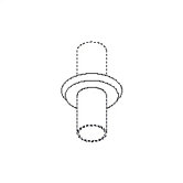 Chrome Escutcheon Flange for 1" ID Pipe