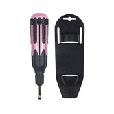 Retract-A-Bit&copy; Standard Multi Bit Screwdriver in Pink