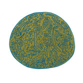 Bichos Y Flores Pistachio Kids Rug