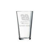 Nascar Individual 16 oz. Mixing Glass, Kevin Harvick with personalization