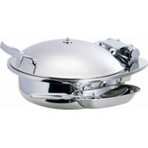 Large Round Chafing Dish with Stainless Steel Lid
