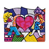 Wandbild "Kinder mit Herz"