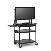 Cart with Laptop Shelf for 26" to 42" Flat Panels