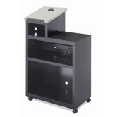 Mobile Presentation Lectern with Data Projector Shelf