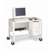 27 - 41" Adjustable Height Computer Cart