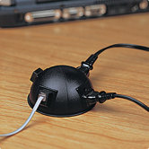 Power Dome with Two Electrical Outlets and Two Data Outlets