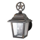 Americana Lone Star Series 10.25" Wall Lantern
