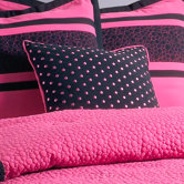 Embroidered Circles Decorative Pillow