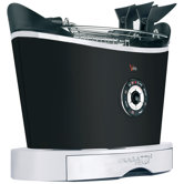 930W Toaster "Volo" in Schwarz matt / Schwarz