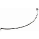 Curved Corner Mount Shower Curtain Rod