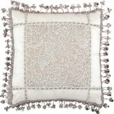 Swanson 18" x 18" Pillow with Tassel Trim & Braid