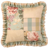 Chesapeake 18" x 18" Pillow with Pleated Trim