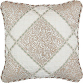 Swanson 16" x 16" Pillow with Velvet Braid & Cord