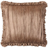 Swanson 18" x 18" Pillow with Pleated Fringes