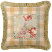 Chesapeake 18" x 18" Pillow with Braid & Brush Fringes